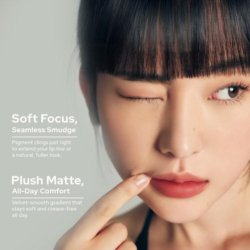 Oddtype Unseen Blur Soft-matte Lip Tint – Long-Lasting Stain, Blendable (158 Joy, 3.2g / 0.11 oz)