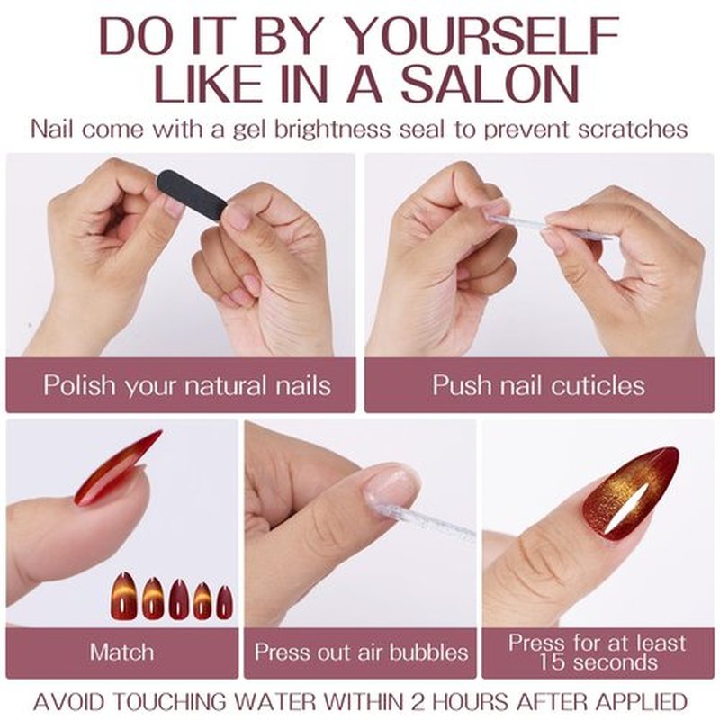Press On Nails (Red)