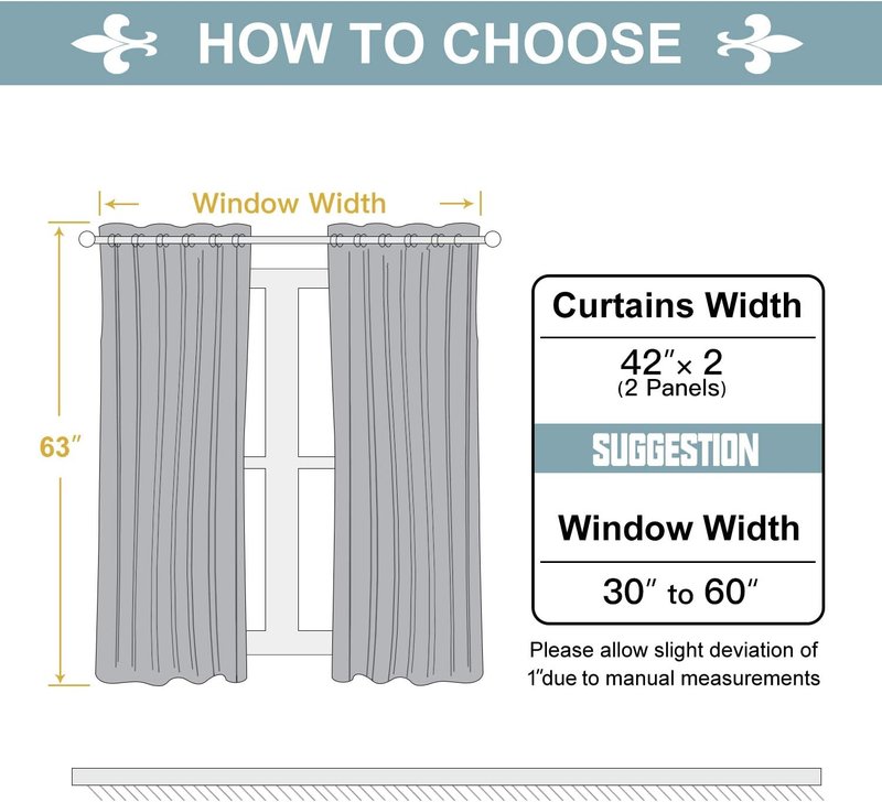 ChrisDowa Grommet Blackout Curtains - Thermal Insulated Room Darkening Panels, Royal Purple, 42"W x 63"L