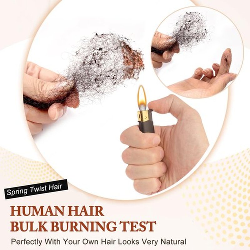 Afro Kinkys Bulk Human Hair 16 Inch 4 Bundles Black Afro Kinky-Curly Human Hair Bulk for Twist, Dreadlock Extensions Micro Loc Repair Twist Braids 4C Curly for Mini Twist