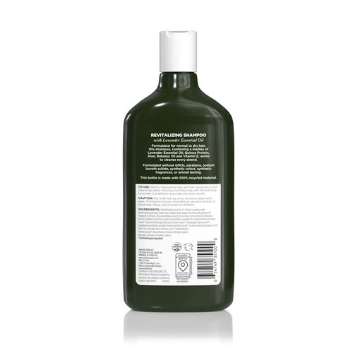 Avalon Organics Revitalizing Lavender Shampoo - Smooth, Shiny Hair for Normal to Dry Hair | 11 Fl Oz