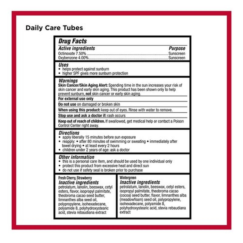 Carmex Daily Care and Daily Care Minis Moisturizing Lip Balm Pack, SPF 15, Multi-Flavor Lip Care Variety Pack Bag, 8 Count (3 Tubes, 5 Mini Tubes)