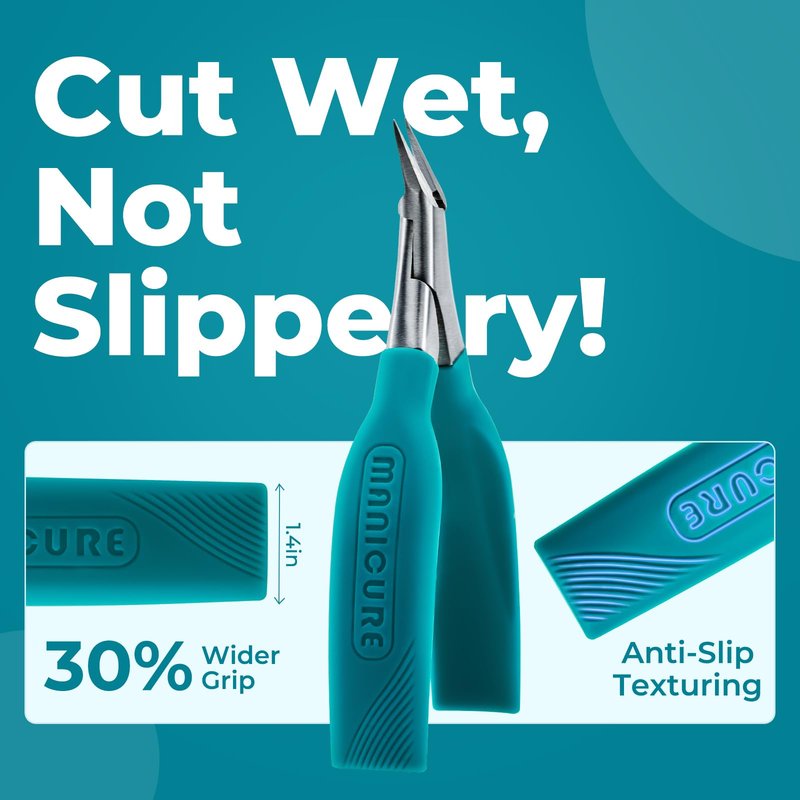 Wanmat Professional Ingrown Toenail Clipper: Straight Edge Nail Clippers for Men Women - Runners/Athletes Aged 16-45 - Compact Thick Fingernail Cutter for Gym Bag/Travel