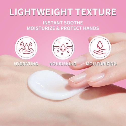 Cvirahll 10-Pack Hand Cream for Dry Cracked Hands, Moisturizing Hand Lotion Set, 5 Natural Scents Valentines Day Gifts for Her, Ideal Gift for Birthdays