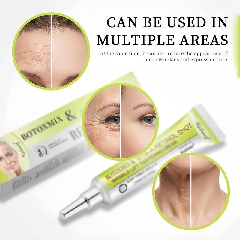 Botoxmix Wrinkle-Lift Tightening Cream - Anti-Aging Retinol Shot for Fine Lines & Pore Minimizing (2 PCS)