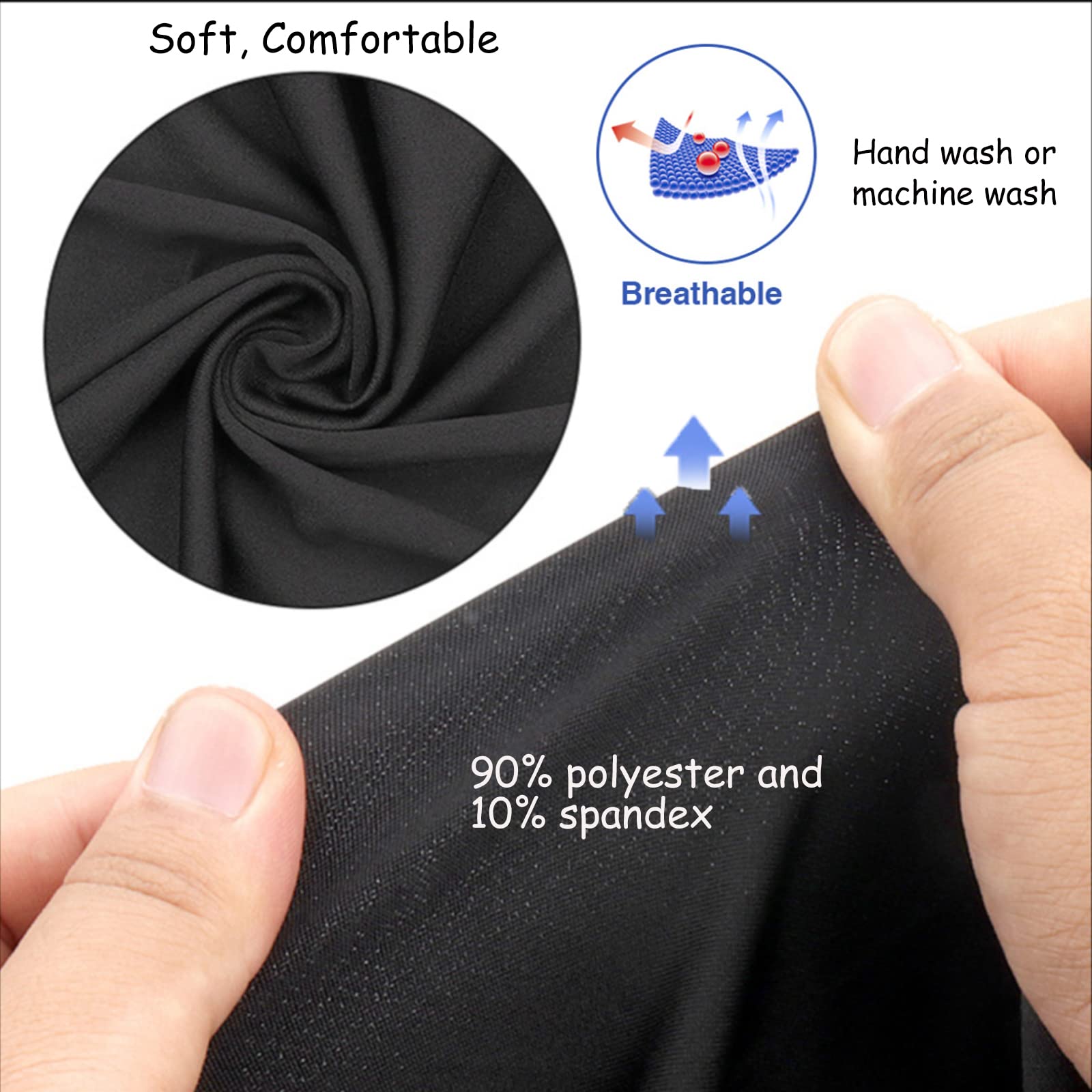 LXIANGN Professional Waterproof Massage Sheets Bed Table Cover with Face Hole,Oilproof Reusable Spa Treatment Sheet for Massage Tables,Machine Washable (Black, 6ft)