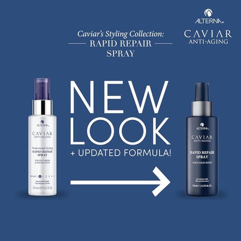 Alterna Haircare CAVIAR Anti-Aging Rapid Repair Spray - 4.2 Fl Oz | Instant Shine & Humidity Protection
