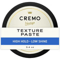 Cremo Hair Styling Texture Paste - Premium Barber Grade Formula for Effortless Styling | 3.4 Oz