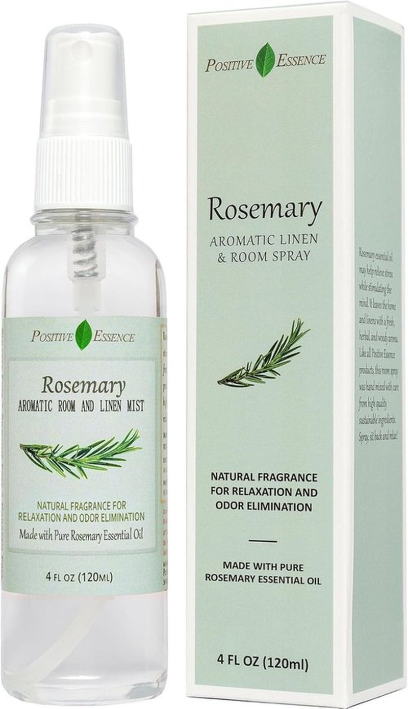 Rosemary Room Spray - Natural Aromatic Fragrance with 100% Pure Essential Oil | 4.06 fl oz