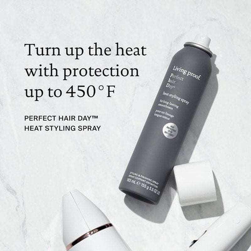 Living Proof Perfect Hair Day Heat Styling Spray - 48-Hour Smoothness & 450°F Heat Protection