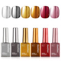 Beetles Mirror Nail Polish Set – Metallic Muse 6 Colors, High Gloss & Quick-Drying Metallic Nail Polish Set, Long-Lasting Air Dry Home DIY Perfect Nail Art Valentines Gift for Women