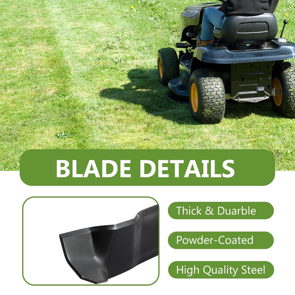 742-05177 Ultra High-Lift Bagging Blades Set for Cub Cadet MTD Troy Bilt 42" Zero-Turn Mower, Replaces 742P05177, Compatible with Enduro XT1-LT42 XT2-LX42 Ultima ZT1-42 ZT1-42E ZTS1-42 (2 Pack)