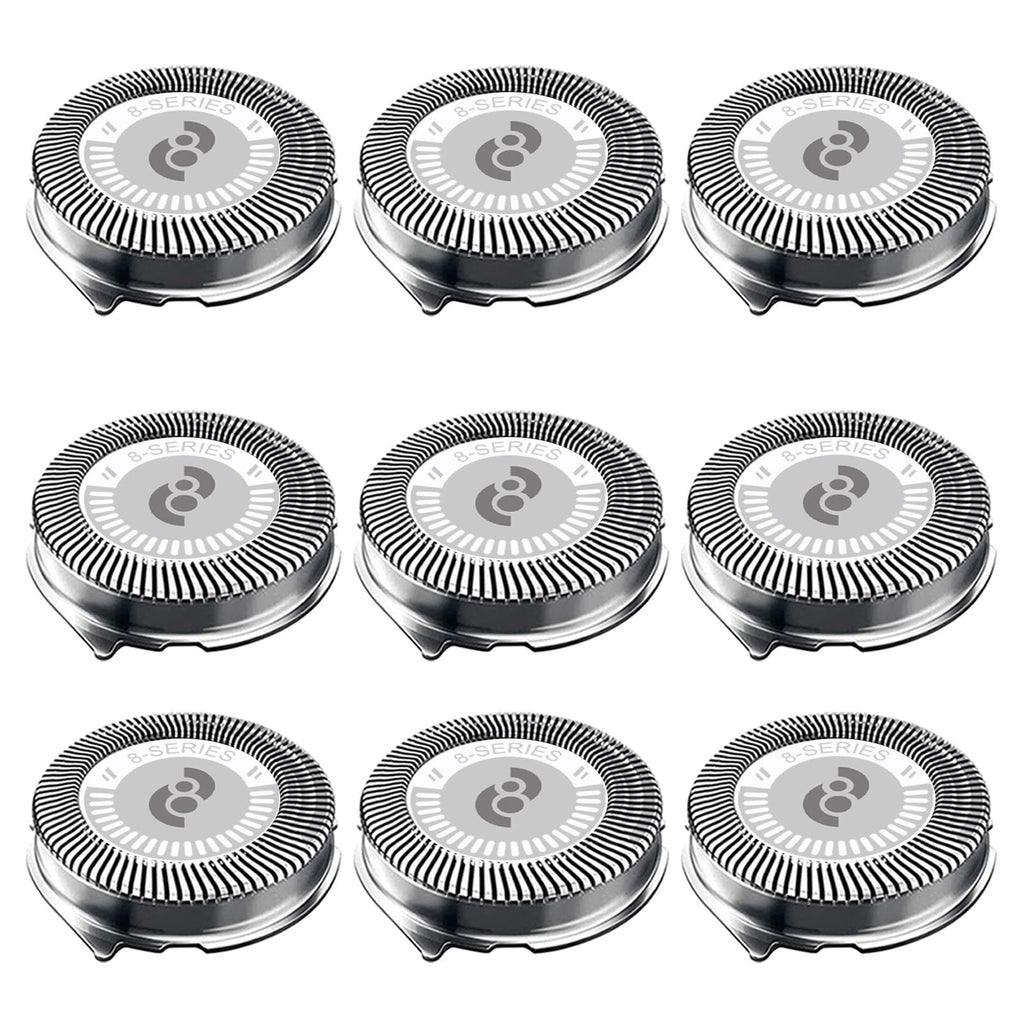 HQ8 Replacement Heads for Philips Norelco Shavers, 9 PCS/Pack