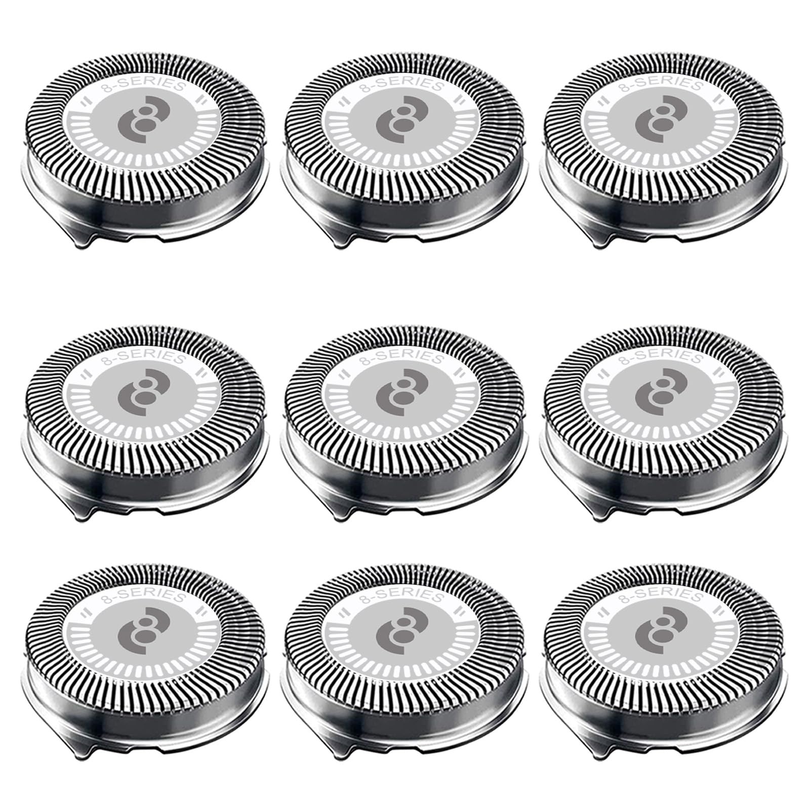 HQ8 Replacement Heads for Philips Norelco Shavers, 9 PCS/Pack