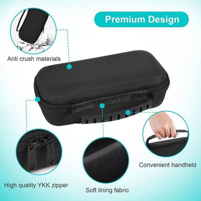 SLODE Hard Travel Case - Philips Norelco OneBlade QP Series | Durable Carrying Bag with Handle (Black)