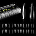 Michelle Stiletto False Nails Tips 504pcs X Long Stiletto Press on Nails Pre-shape Fake Gel Nail Tips for Fake Cover Acrylic Nails False Nails For Nail Extension Home DIY Nail Salon Gelly Tips