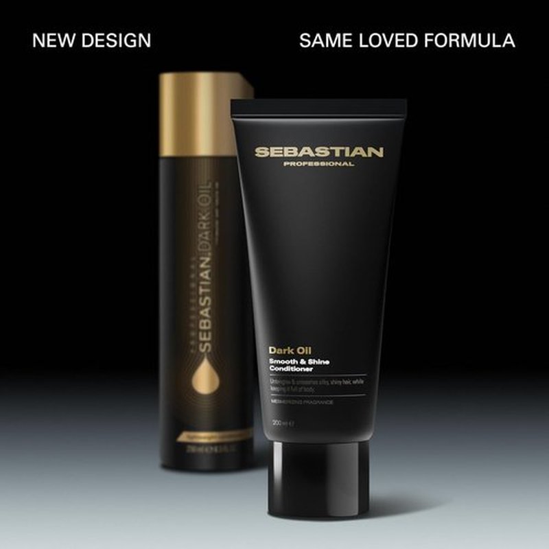 Sebastian Professional Dark Oil Conditioner - Lightweight Formula with Jojoba & Argan Oil | 33.8 Fl Oz