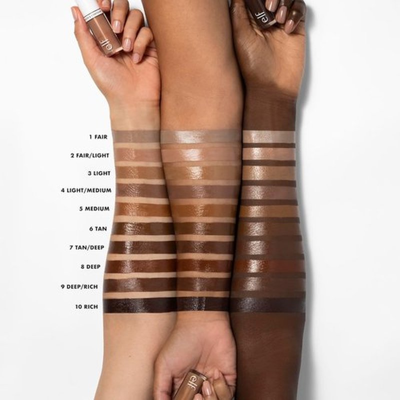 e.l.f. Camo Liquid Bronzer - Silky, Highly Pigmented Formula for a Long-Lasting, Natural Glow | 9 Deep/Rich