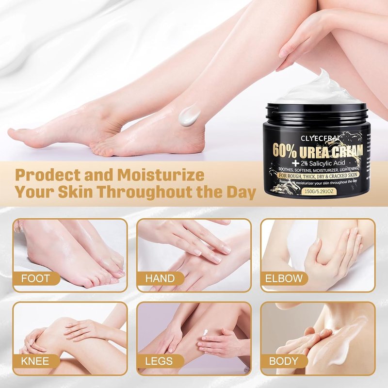 Urea Cream 60% by Regine Switzerland - Maximum Strength Moisturizer for Rough, Dry Skin | 150g