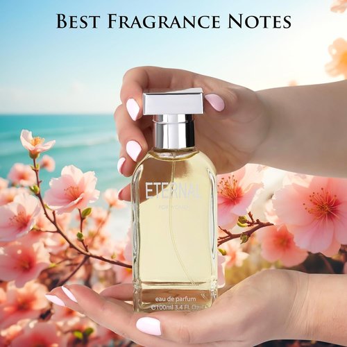 Eternal Eau De Parfum for Women - Refreshing Citrus Floral & Musk Blend | 3.4 oz Gift-Ready Bottle