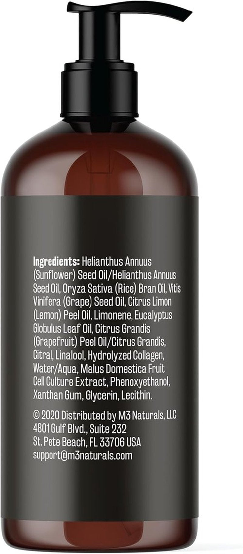 M3 Firming Body Massage Oil - Collagen & Stem Cell Formula for Smooth Skin Texture - 8 Fl Oz