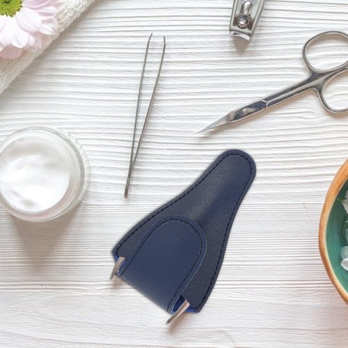 Angoily Nail Scissor Pouch 3Pcs Nail Cutter Protective Covers Pu Leather Case Ergonomic Grip Storage Pouch Manicure Kit Cuticle Trimmer Protective Case for Scissors Embroidery and Diy Tools