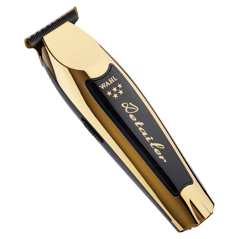 Wahl Professional 5 Star Cordless Detailer Li Trimmer - T Wide Blade, 100 Min Runtime & Charging Stand