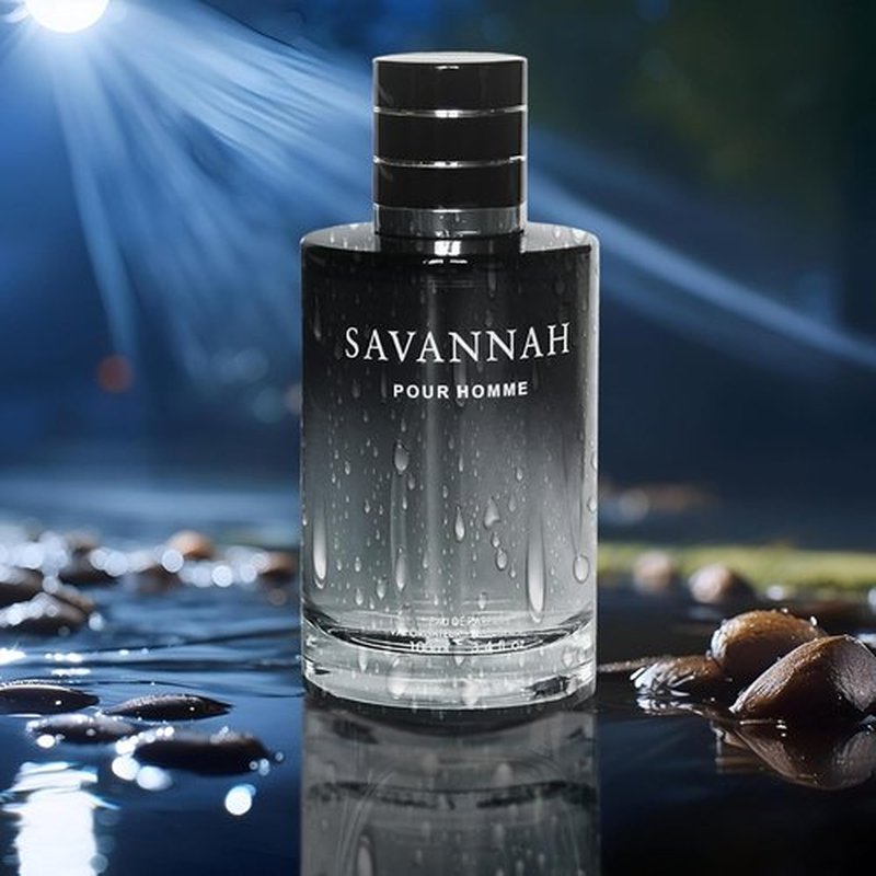 AFLUXE Men's Cologne - SAVANNAH Bold Scent Eau de Toilette | 3.4 Fl Oz Everyday Fragrance