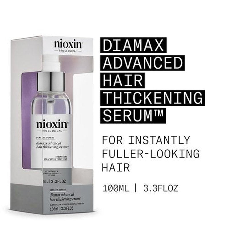 Nioxin Density Defend Diamax Advanced Hair Thickening Serum - Caffeine & Niacinamide for Fuller Hair | 3.38 Fl Oz
