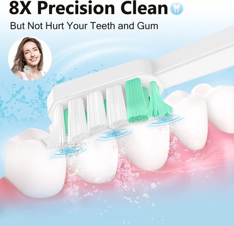 Philips Sonicare Replacement Electric Toothbrush Heads - Compatible with ProtectiveClean & DiamondClean | 10 Pack