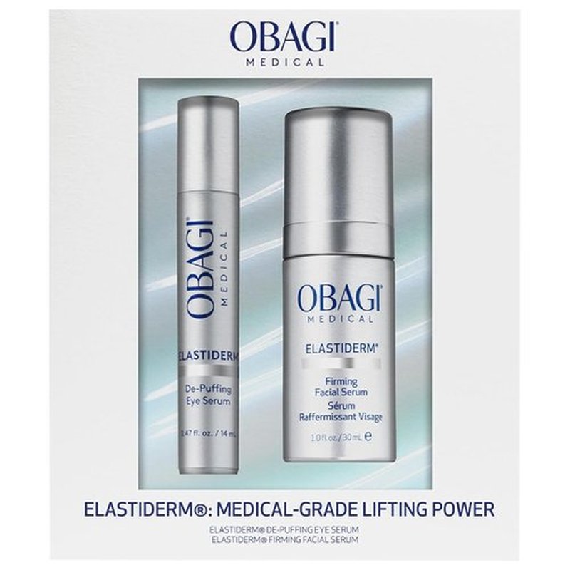Obagi ELASTIDERM Facial Serum & Eye Serum Set - Firm Skin, Reduce Signs of Aging | 1oz & 0.47oz