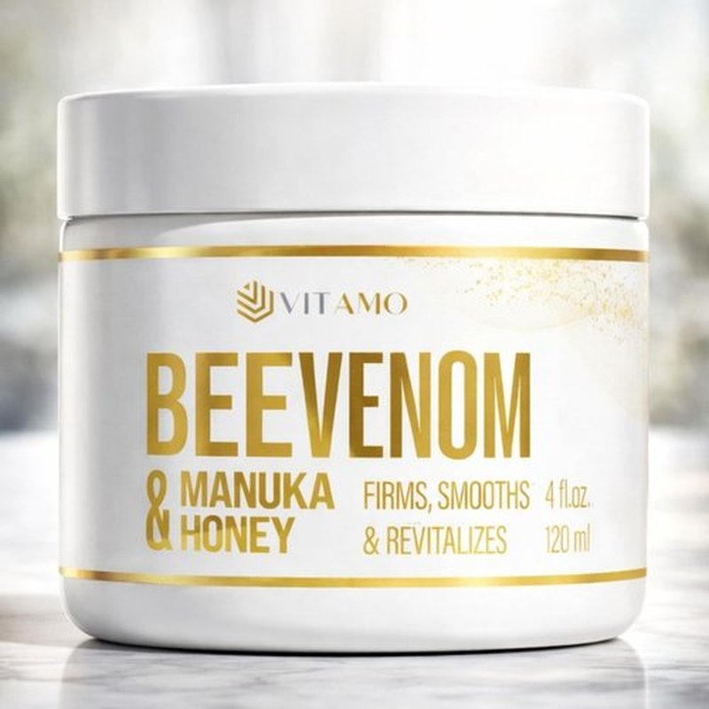 Bee Venom Skin Treatment Cream | Face & Neck Wrinkle Moisturizer That Firms & Tightens | Made In USA | Hydrating Skin Restoration with Smoothing Effect | Instant Face Lift Cream, 4oz