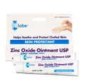 GLOBE Zinc Oxide Ointment 20%, 2 Ounce Tube, Advanced Skin Protection, for Diaper Rash, Relief from Poison Ivy, Sumac & Oak, Protects from Wetness, Protects Chafed Skin