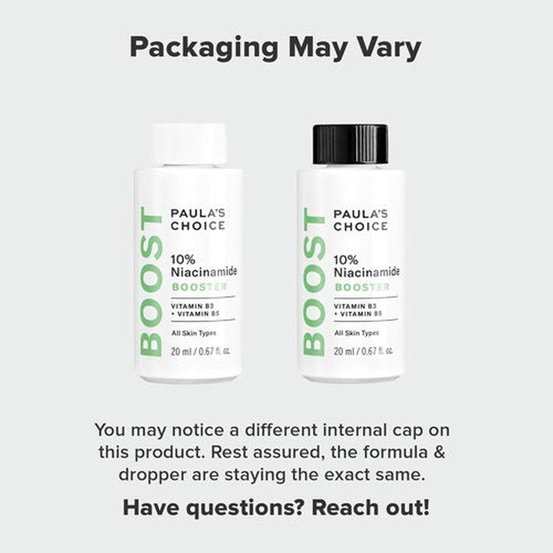 Paula's Choice BOOST 10% Niacinamide Face Serum - Pore Minimizer with Vitamin B3 & C | Fragrance-Free, 0.67oz