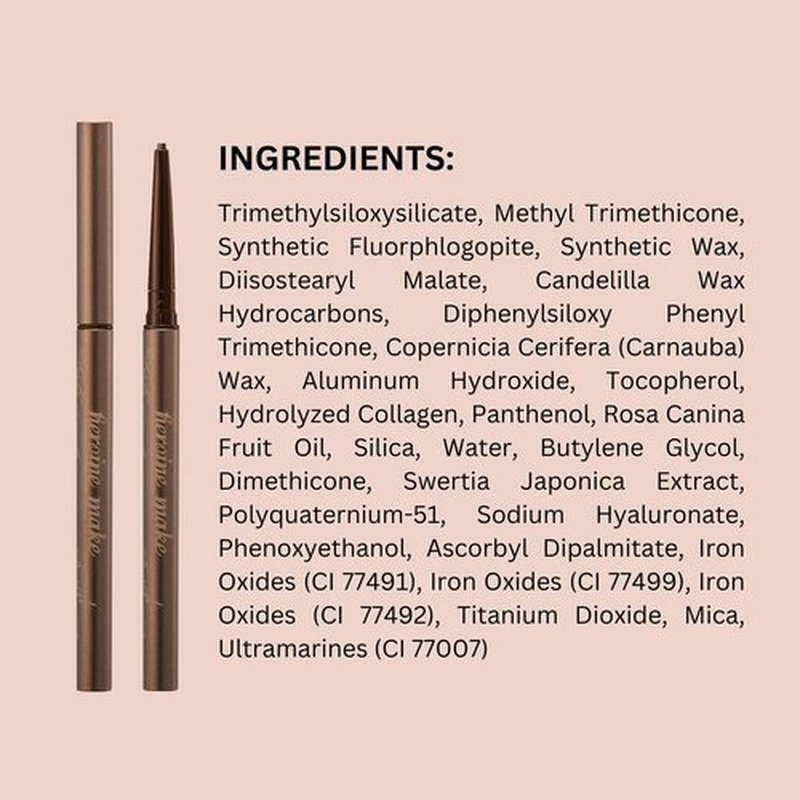 Heroine Make by KISSME Waterproof Eyeliner Pencil for All-Day Wear, Eyeliner Pencil for Precise Eye Liner Looks, Soft & Blendable Lines with a Smooth Glide, Natural Brown, Made in Japan, 1 EA, CREAM