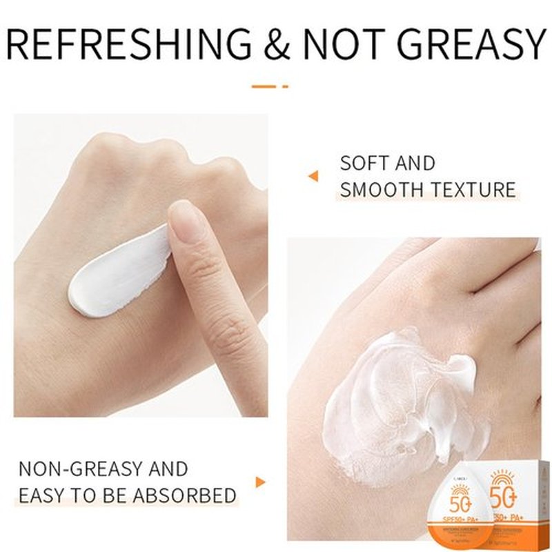 2g*60PCS Travel Size Sunscreen SPF50+ PA+ – Mini Sunscreen for Face & Body, Waterproof, Non-Greasy, Perfect for Thank You Gifts & Summer Party