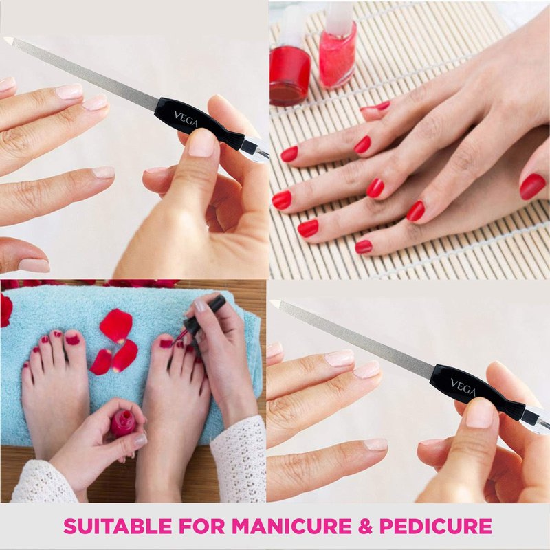 Vega Nail File with Cuticle Trimmer | NFT06