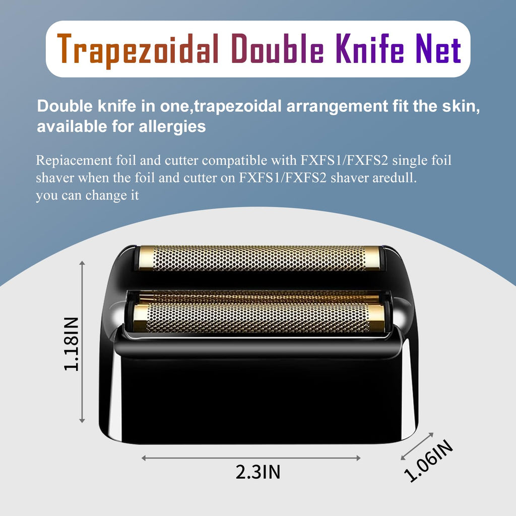 FXFS2 Shaver Replacement Foil & Cutters Compatible with BaBylissPRO Double