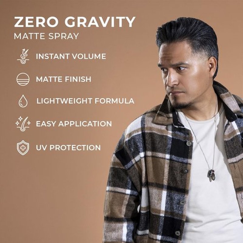 Mane Tame Zero-Gravity Matte Finish Spray - Instant Fullness, Volume & UV Protection | 7oz