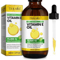 Tiuedu Natural Vitamin E Oil for Skin, 75,000 IU Ultra Concentrated Vitamin E Oil for Face, Hair and Scars, Moisturizing Dry Skin Oils, Promotes Skin Elasticity, 2Fl Oz
