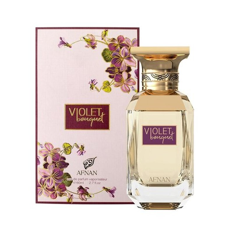 Afnan Violet Bouquet Eau De Parfum - Elegant Floral Fragrance for Women | 2.7 Fl. Oz