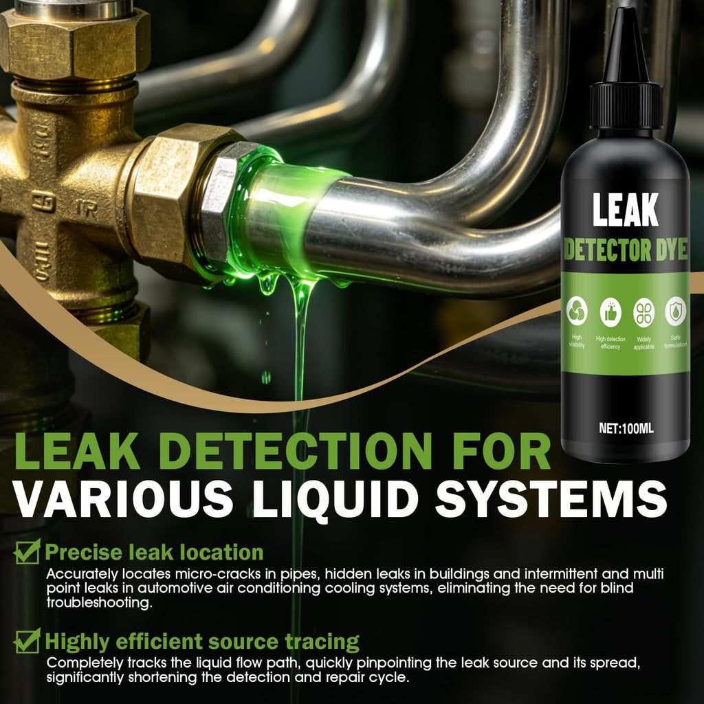 kuailaya Coolant Dye, Coolant Dye Leak Detection Kit Precisely Locate