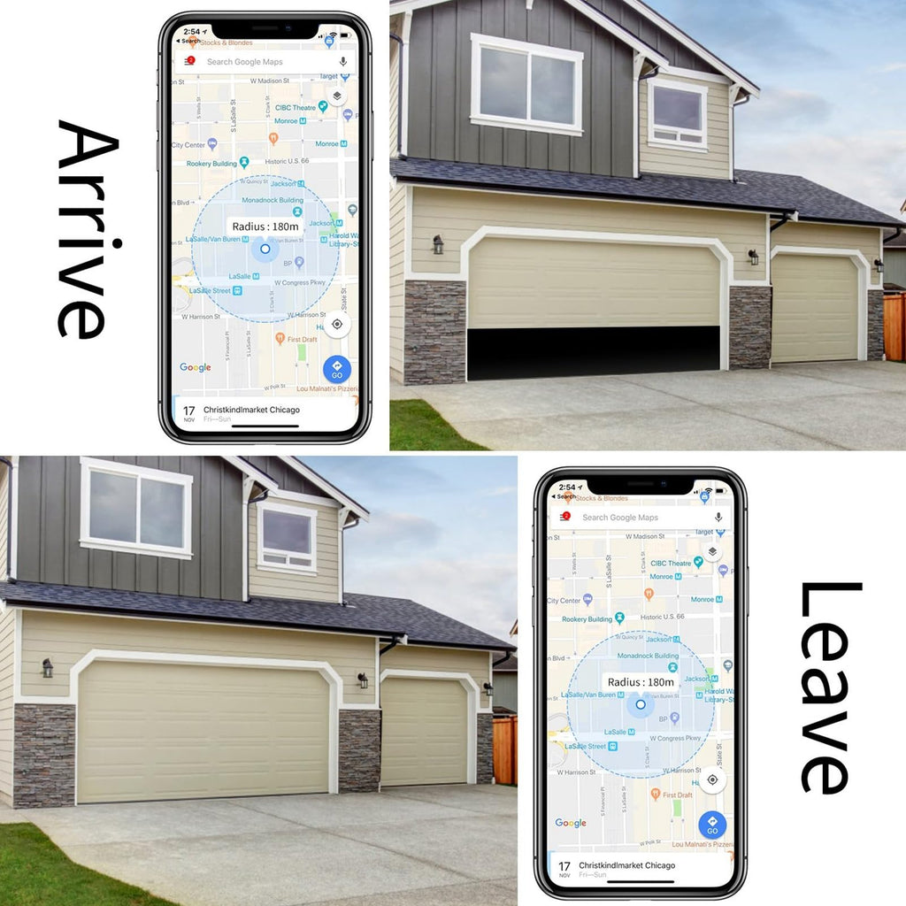 Door Opener Remote, Tuya Smart Life APP Control, Voice APP Remote Control for Assistant Intelligent Garage Door Switch(#3)