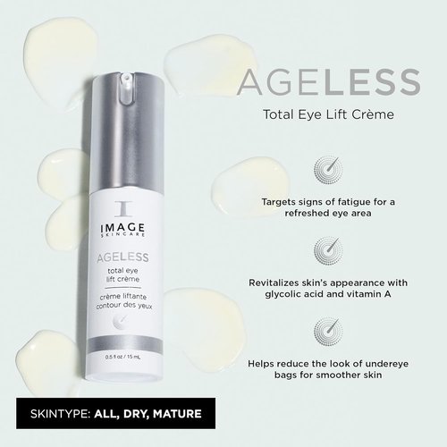 IMAGE Skincare Ageless Total Eye Lift Crème - Under Eye Circle & Wrinkle Rescue | 0.5 fl oz