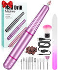 Nail Drills for Acrylic Nails Professional, Electric Nail File 11 in 1 Kit Nail Drill Machine, Portable Manicure Drill Set Efile for Acrylic Gel Nails Natural Nails, Beginners and Salon Supplies