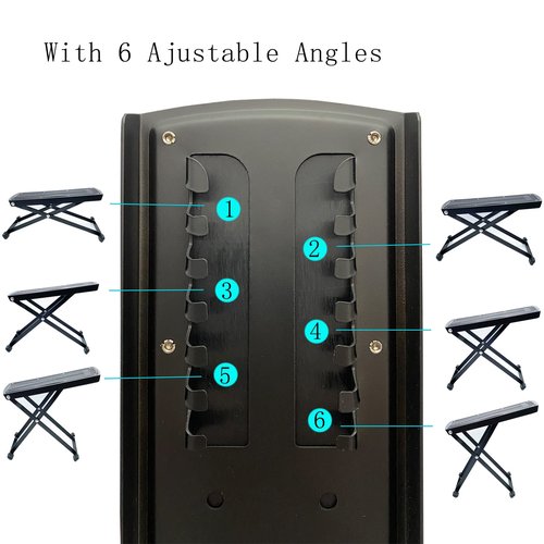 Pedicure Foot Rest Stand, Beauty Footrest for Pedicures, Toenail Care Stand With Non-Slip Rubber, Adjustable Foot Pedal, Pedicure Foot Stand for Home Foot Spa