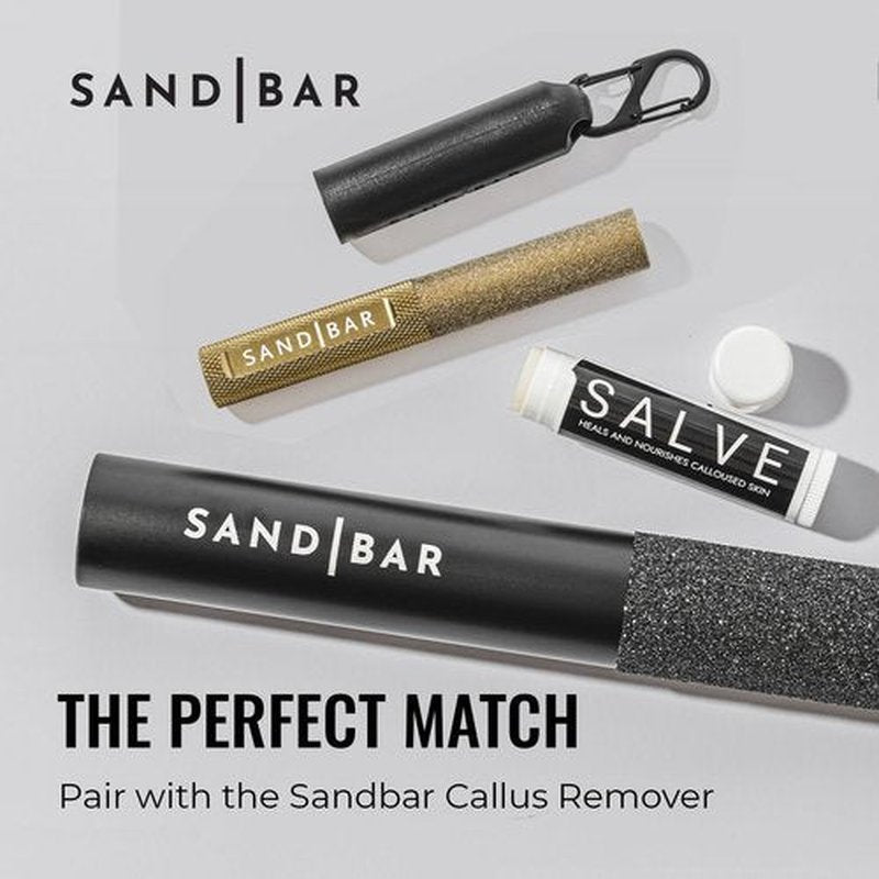 SandBar Natural Callus Salve - Revitalizing Callus Balm - Heal, Nourish & Maintain Your Calluses - On The Go Callus Repair & Care - Convenient Essential - Immediate Relief For Callus Tears 0.15 o z