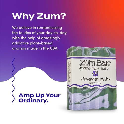 Indigo Wild Goat's Milk Soap Bar - Lavender-Mint Essential Oil Soap for Hands & Body | 3 oz (3 Pack)