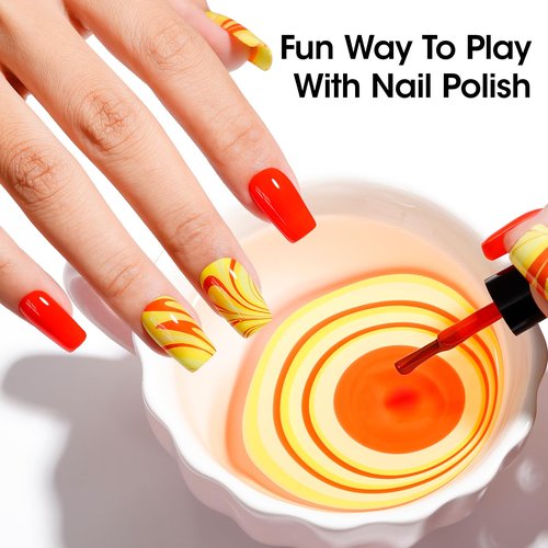 Gellen Bright Neon Nail Polish, Quick Air Dry Regular Nail Polish Vibrant Rainbow 10ml 12-Color Set for Finger Toe Nails Salon Home, TPO & HEMA Free Non-toxic, Red Pink Blue Green Purple Orange Yellow