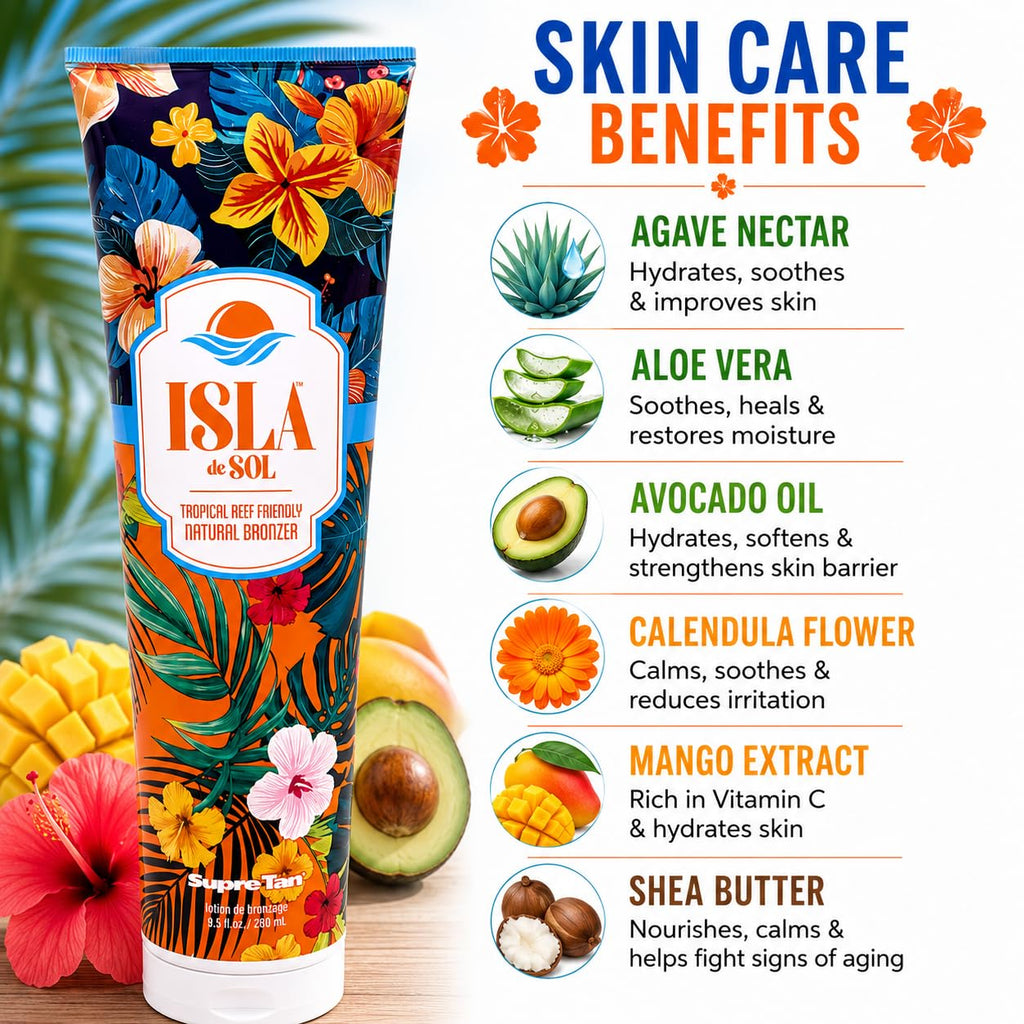 Isla de Sol Tropical Reef Natural Bronzer w/Tyrosine 9.5oz